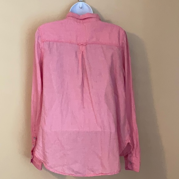 Size PL Checkered Button Down the Front Blouse - Picture 6 of 10